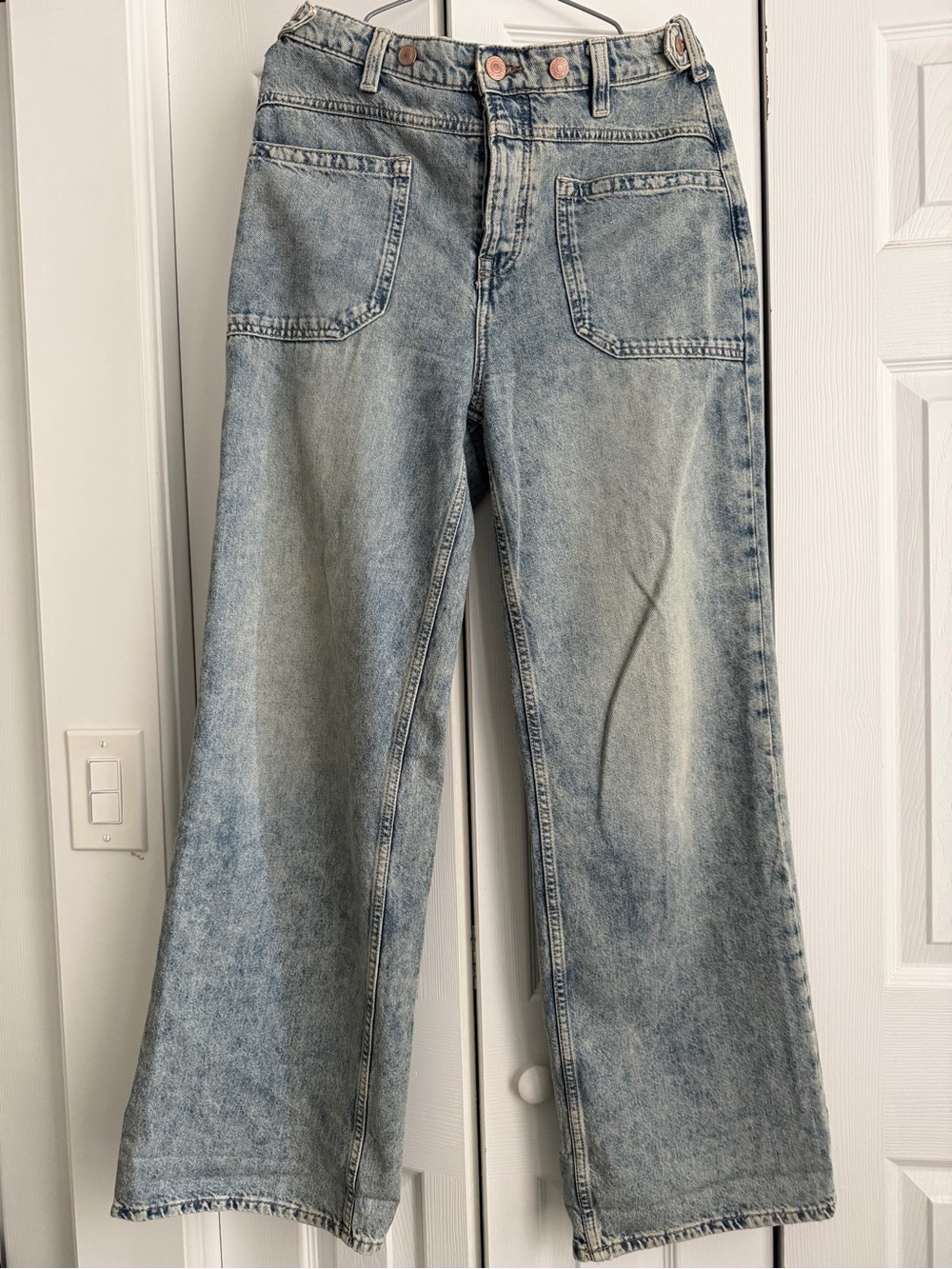 We the Free Palmer Cuffed Baggy Jeans Size 28 - Picture 5 of 8
